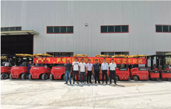 逆天了！杭叉交付某工程企業(yè)數(shù)十臺(tái)車